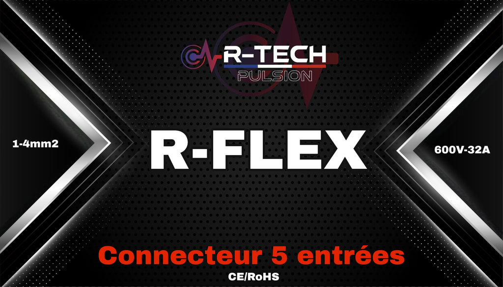 Borne de connexion rapide R‑FLEX – 5 entrées