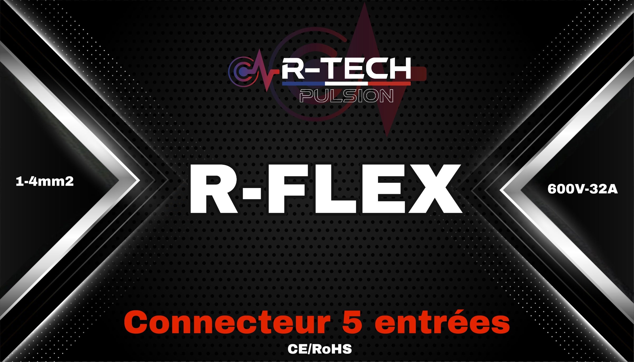Borne de connexion rapide R‑FLEX – 5 entrées