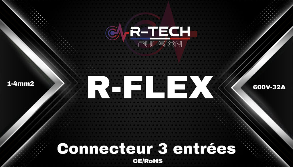 Borne de connexion rapide R‑FLEX – 3 entrées
