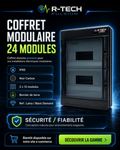 Coffret électrique modulaire HA24WAY – 24 modules – IP65