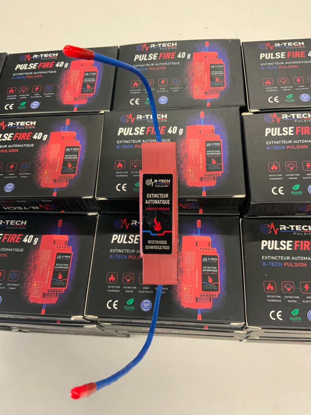 PULSE FIRE - Extincteur Automatique pour Armoire et Coffret électrique -40g