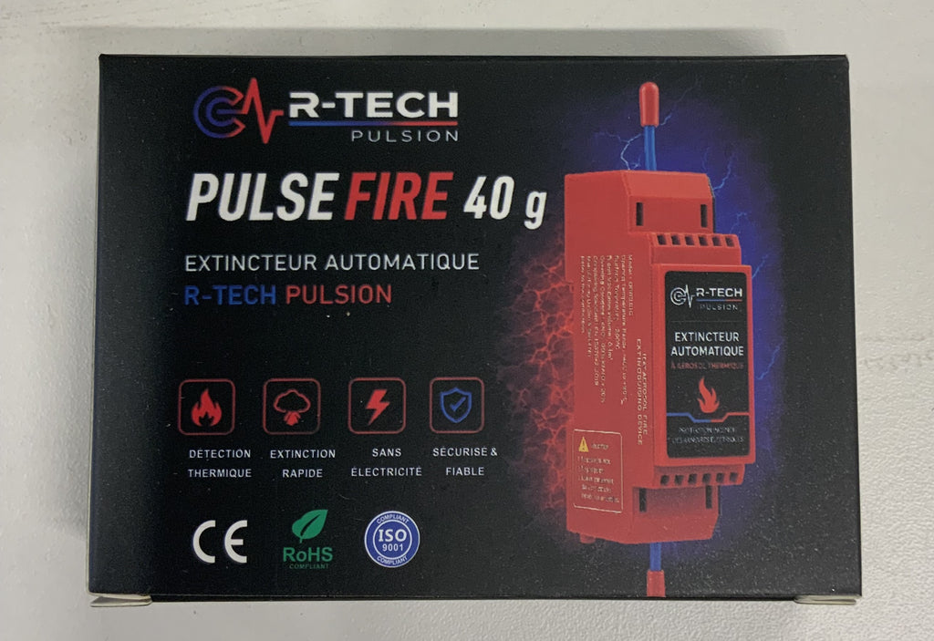 PULSE FIRE - Extincteur Automatique pour Armoire et Coffret électrique -40g